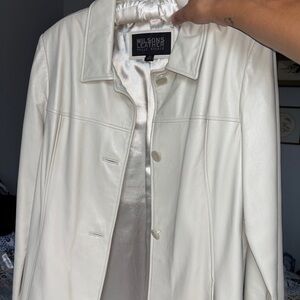 Wilsons Leather Women's White Jacket